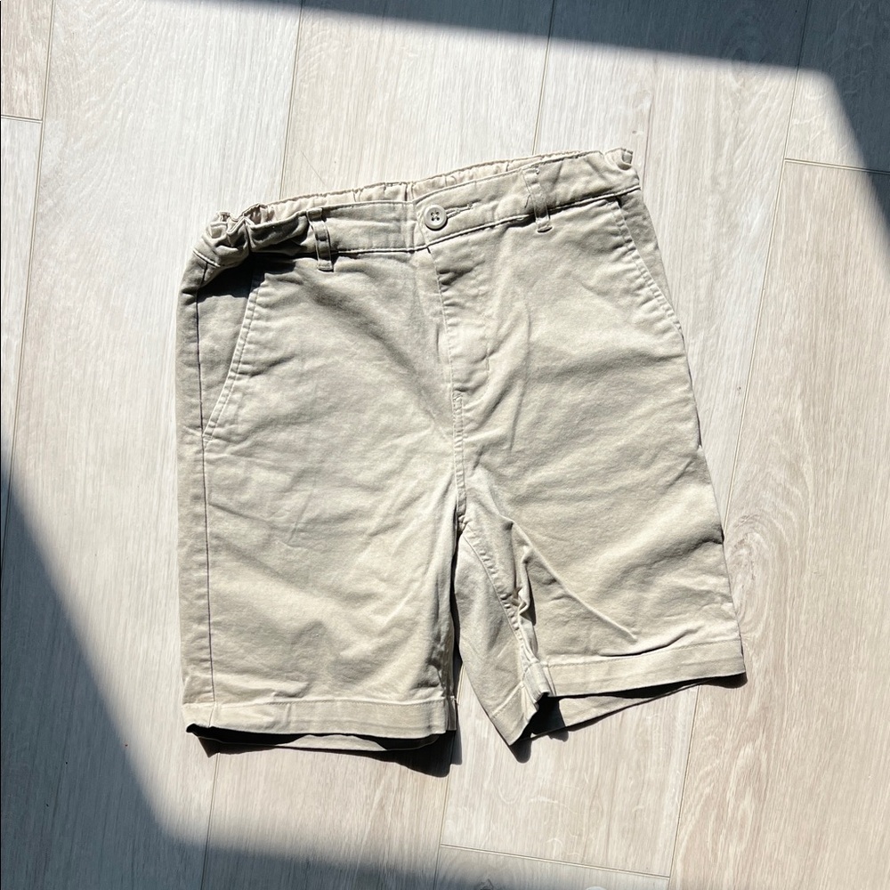 Old Navy Men's Beige Flat Front Shorts